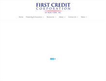 Tablet Screenshot of firstcreditcorp.com